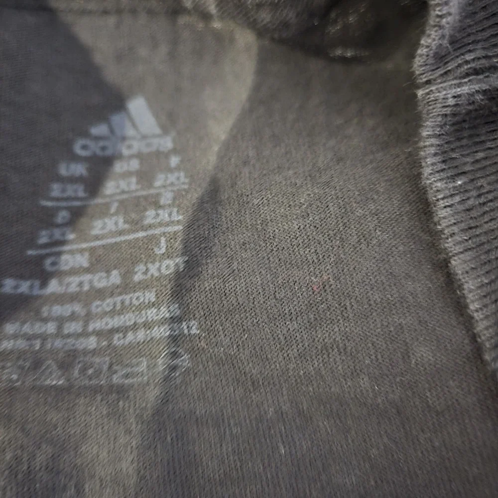 Golden State Warriors Black 2xl  Adidas  Long Sleeve Tshirt Chest 50 Length 31 - Picture 4 of 5